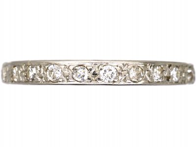 Early 20th Century Platinum & Diamond Eternity Ring