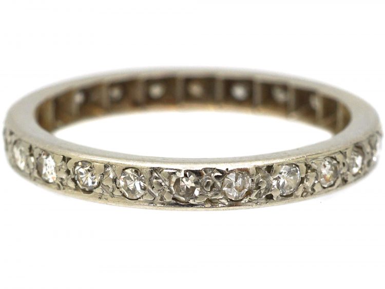 Early 20th Century Platinum & Diamond Eternity Ring
