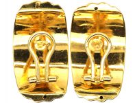 9ct Gold Fluted Earrings