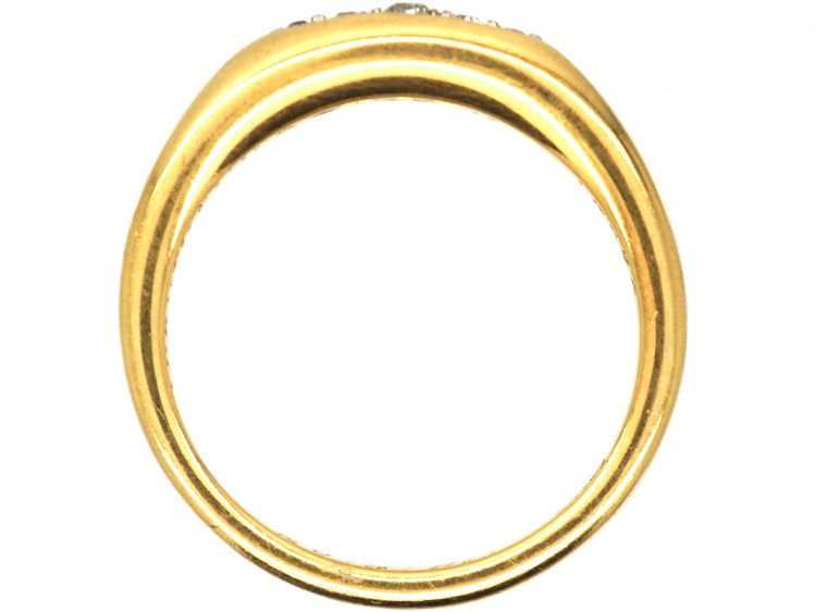 Edwardian 18ct Gold Five Stone Diamond Ring by Alabaster & Wilson