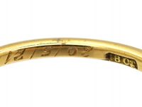 Edwardian 18ct Gold Five Stone Diamond Ring by Alabaster & Wilson