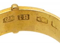 Edwardian 18ct Gold Buckle Ring
