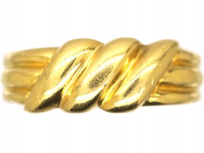 Victorian 18ct Gold Keeper Ring