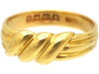 Victorian 18ct Gold Keeper Ring
