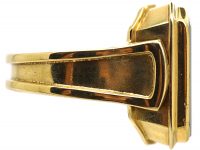 Art Deco Large 14ct Gold Signet Ring with Intaglio of a Warrior & Shield
