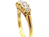 Edwardian 18ct Gold, Five Stone Diamond Ring