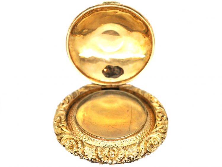 Georgian 15ct Gold Vinaigrette & Locket