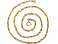 9ct Gold Woven Chain