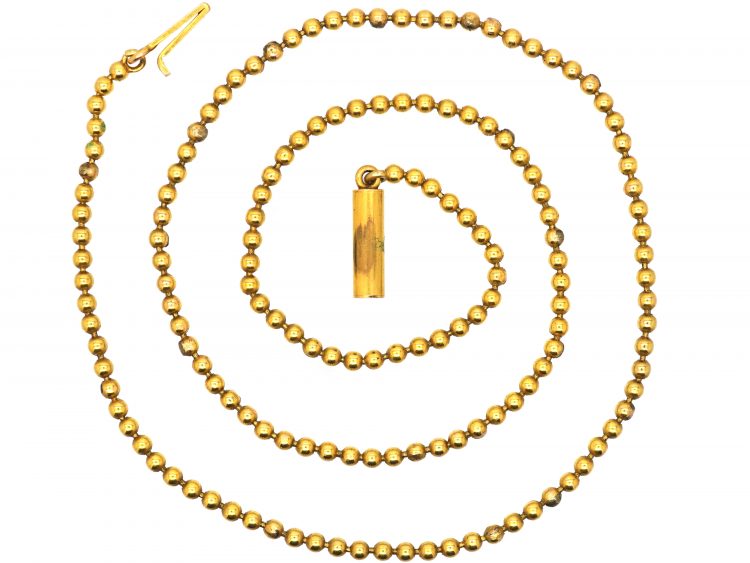Edwardian 15ct Gold Bobble Chain