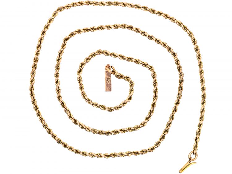 Edwardian 9ct Gold Prince of Wales Twist Chain