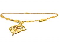 French 19th Century Belle Époque 18ct Gold Necklace