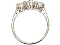 Early 20th Century Platinum Three Stone Diamond Ring
