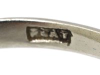 Early 20th Century Platinum Three Stone Diamond Ring