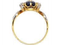 Edwardian 18ct Gold & Platinum, Sapphire & Diamond Tiara Ring