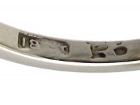 Edwardian 18ct White Gold & Platinum, Triple Cluster Diamond Ring
