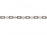 Early 20th Century Platinum & Diamond Bracelet