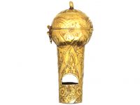 Victorian 15ct Gold Whistle with Hidden Locket