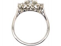 Platinum, Large Diamond Cluster Ring