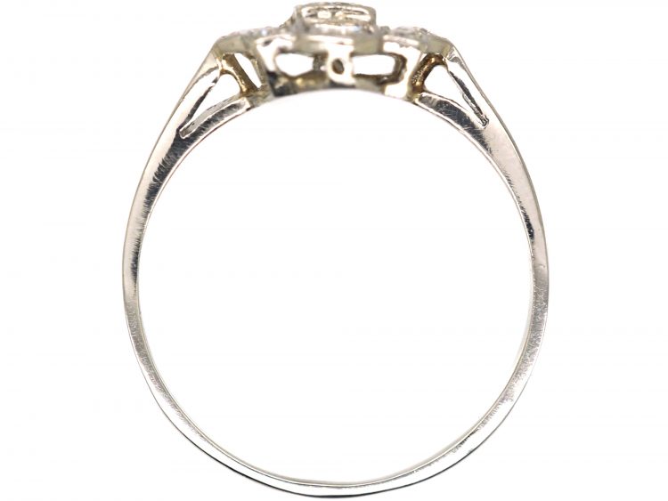 Edwardian Platinum, Diamond Cluster Ring