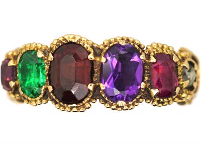 Early 19th Century 15ct Gold Regard Ring