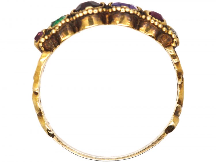 Early 19th Century 15ct Gold Regard Ring