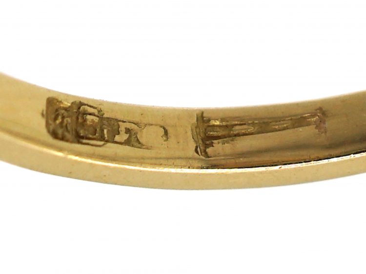 Edwardian 18ct Gold Diamond Cluster Ring