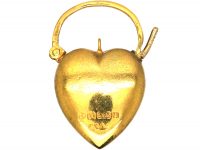 Edwardian 15ct Gold Etruscan Revival Padlock