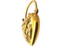 Edwardian 15ct Gold Etruscan Revival Padlock