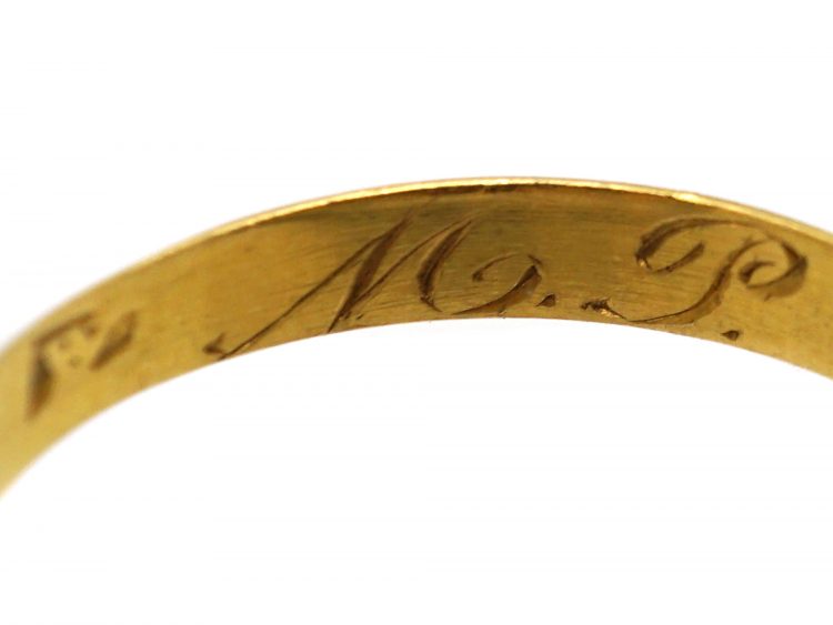 Regency 18ct Gold, Chrysolite & Almandine Garnet Ring