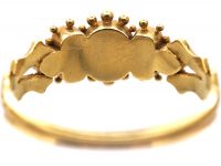 Regency 15ct Gold, Chrysolite & Ruby Ring