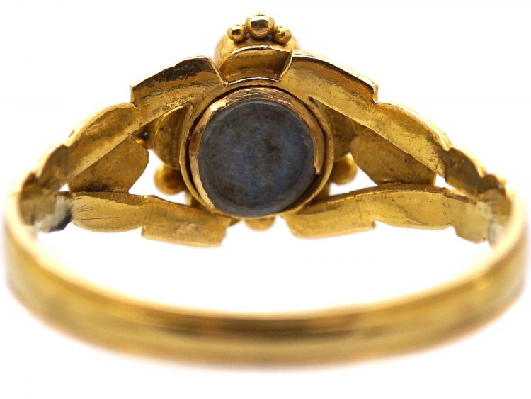 Georgian 18ct Gold Acrostic Ring with Gemstones That Spell Regard