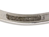 Early 20th Century Platinum, Sapphire & Diamond Three Stone Ring