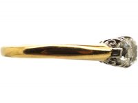 Edwardian 18ct Gold & Platinum, Three Stone Diamond Ring