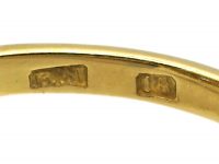 Edwardian 18ct Gold & Platinum, Diamond Cluster Target Ring