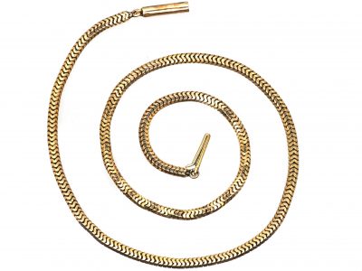 Victorian 15ct Gold Snake Chain