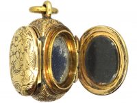 Victorian Triple Sided 9ct Back & Front Family Locket