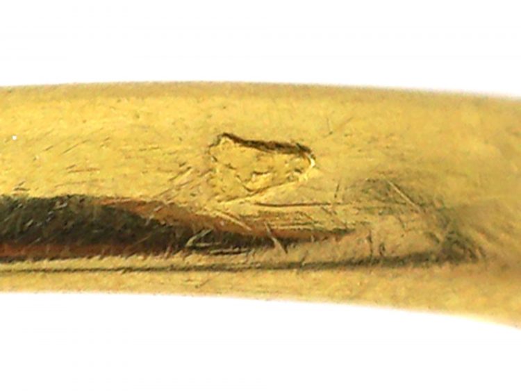 French Belle Epoque 18ct Gold & Platinum, Tiara Ring set with Old Mine Cut Diamonds