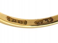 Edwardian 18ct Gold, Five Stone Old Mine Cut Diamond Ring