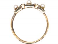 Early 20th Century Ruby, Natural Pearls & Rose Diamond Ring