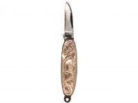 Victorian 9ct Gold & Steel Miniature Penknife