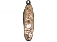 Victorian 9ct Gold & Steel Miniature Penknife