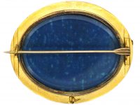 Victorian 18ct Gold Camel Brooch with Natural Pearl & Enamel Detail