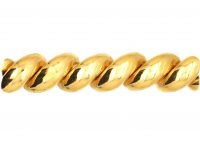 18ct Gold Articulated Coily Bracelet