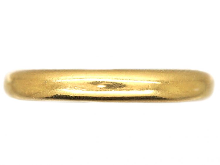 Victorian Large 18ct Gold Wedding Ring