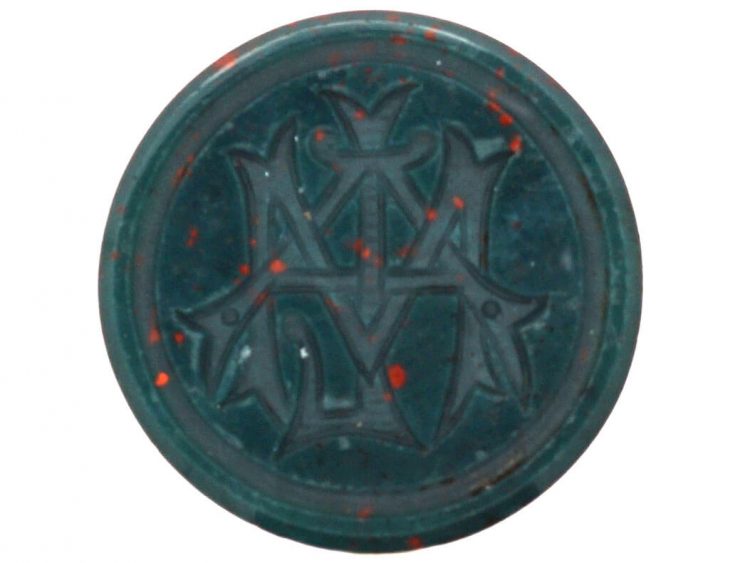 Victorian 18ct Gold Eagle Seal with Bloodstone Base