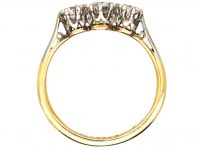 Early 20th Century 18ct Gold & Platinum, Three Stone Diamond Ring