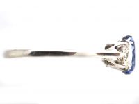 18ct White Gold, Sapphire & Diamond Three Stone Ring