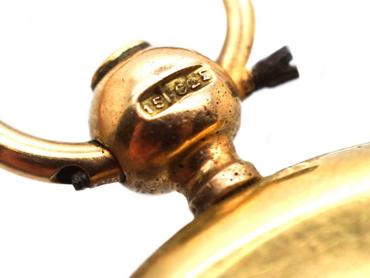 Edwardian 15ct Gold Round Locket