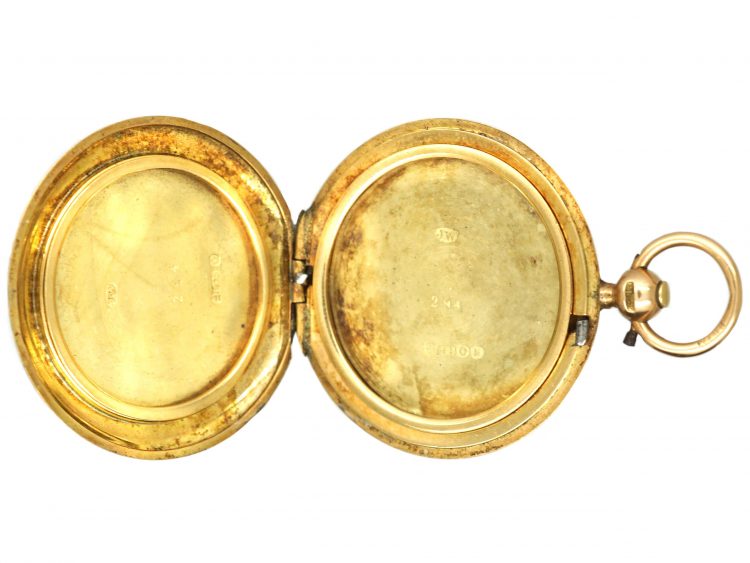 Edwardian 15ct Gold Round Locket