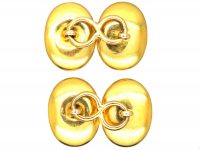Victorian 15ct Gold Frog Cufflinks